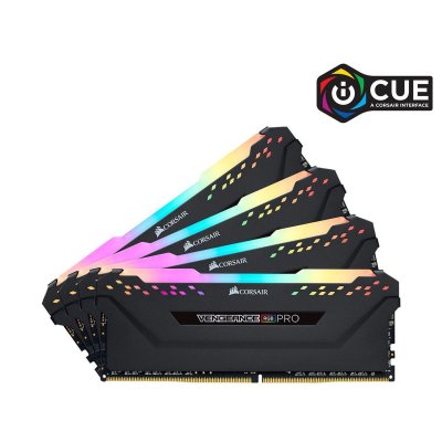 CORSAIR CMW32GX4M4D3600C16 32GB (4x8GB) DDR4 3600 MHz C16 VENGEANCE RGB PRO BLACK SOGUTUCULU DIMM BELLEK