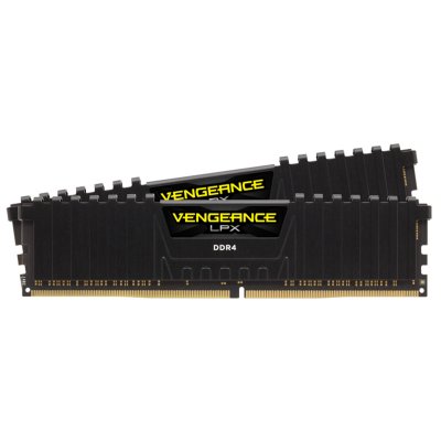 CORSAIR CMK16GX4M2Z3600C18 16GB (2X8GB) DDR4 3600MHz C18 VENGEANCE LPX SOGUTUCULU DIMM BELLEK BLACK