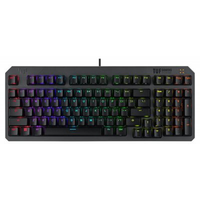 ASUS TUF GAMING K3 RD/TR GEN II TURKCE OYUNCU KLAVYESI BILEK DESTEGI SUYA VE TOZA DAYANIKLI RED SWITCH